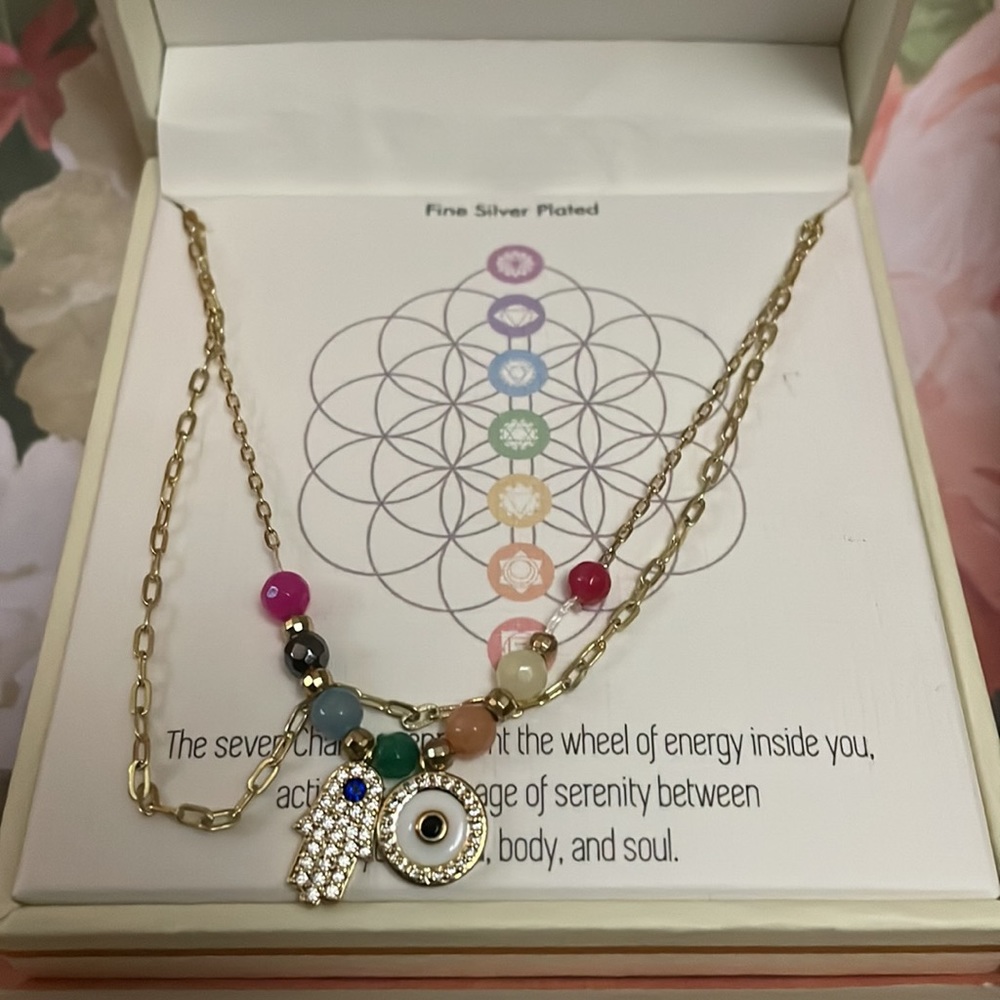 Brand New Isabella M. Necklace (Fine Silver Plated) - Picture 2 of 4